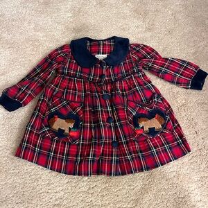 Rebecca Raggs Dress with Horses - size 24M